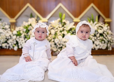 Batizado Cecília e Valentina  e Consagração Lavínia