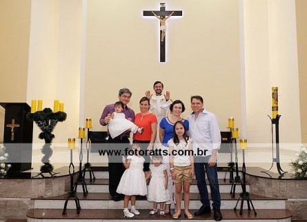 Batizado Agatha, Catharina & Valentina no Dia 06/12/2015 na Igreja Mãe dos Homens.