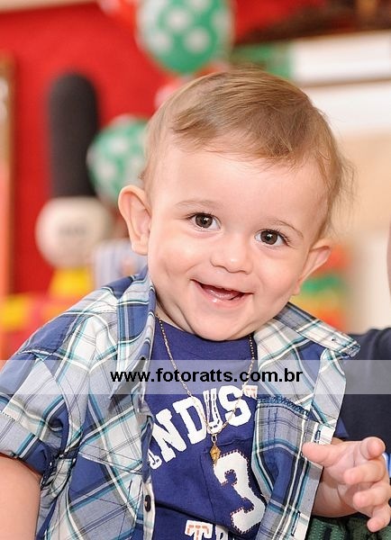 Aniversário 01 Ano Leandro dia 18/12/2013 no Buffet Origami.