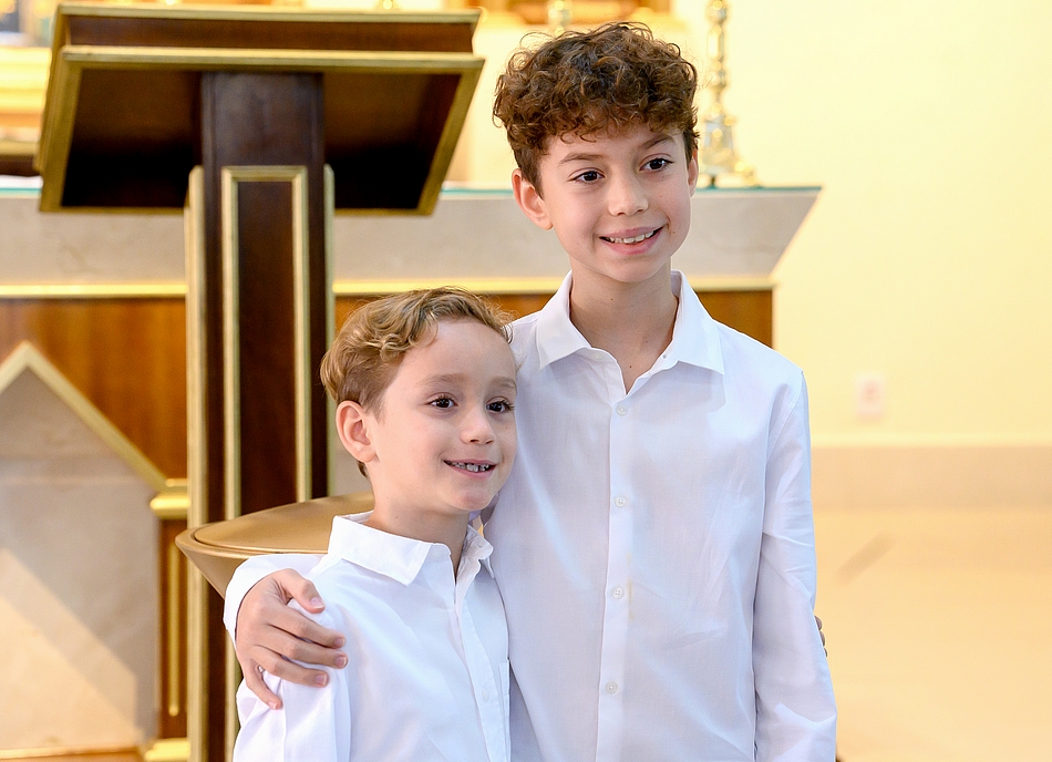 Batizado Benjamim e Francisco