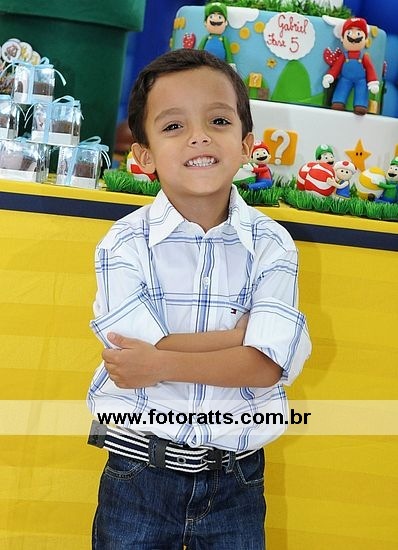 Aniversáreio 05 Anos Gabriel dia 01/04/2012 na Mercearia Kids e Teens.