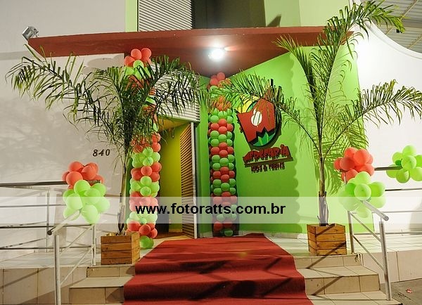 Decoração Chapeuzinho Vermelho Balão Mágico.