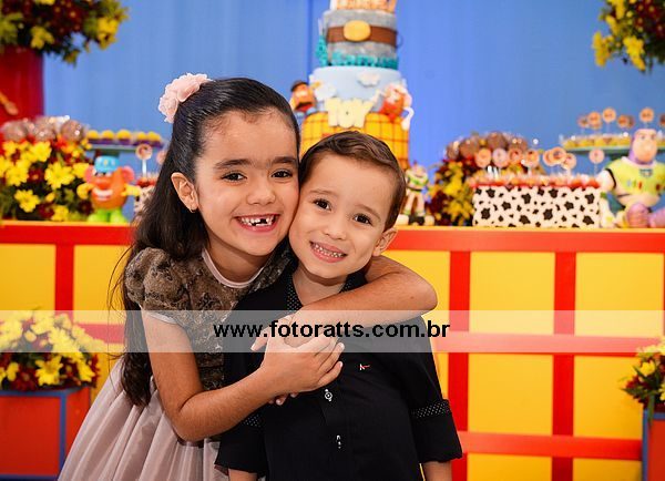 Aniversário 07 Anos Luisa & 04 Anos Samuel - Dia 15/07/2015 no Buffet Alpha Kids