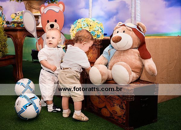 Aniversário 01 Ano Joaquim e Benicio no Dia 10/09/2016 Alpha Kids Buffet